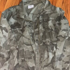 Old Navy Green Camo Jacket